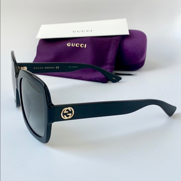 Gucci Urban Sunglasses GG0036S 001 Black - Picture 3 of 7